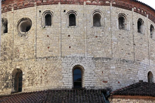 Oude Kathedraal Van Brescia Unesco Werelderfgoed Italië — Stockfoto
