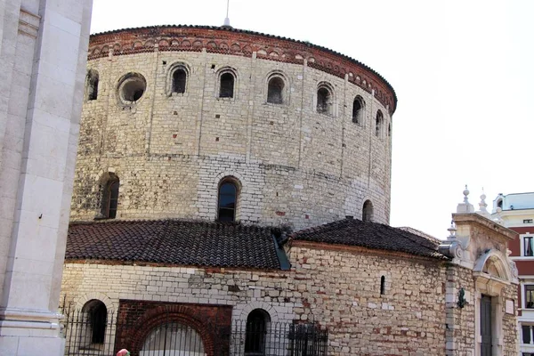 Antigua Catedral Brescia Patrimonio Mundial Unesco Italia —  Fotos de Stock