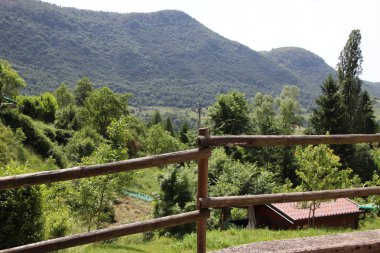 Kuzey İtalya'da Garda gölüdağlarında 