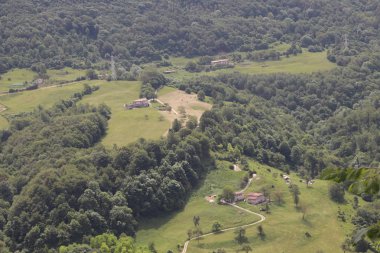 Kuzey İtalya'da Garda gölüdağlarında 