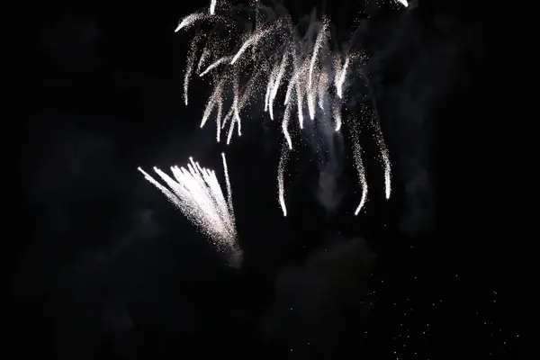 Feuerwerk Zum Jubiläum Italien — Stockfoto