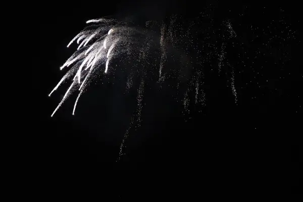 Fuochi Artificio Festeggiare Anniversario Italia — Foto Stock