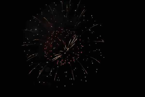 Feuerwerk Zum Jubiläum Italien — Stockfoto