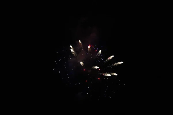 Feuerwerk Zum Jubiläum Italien — Stockfoto