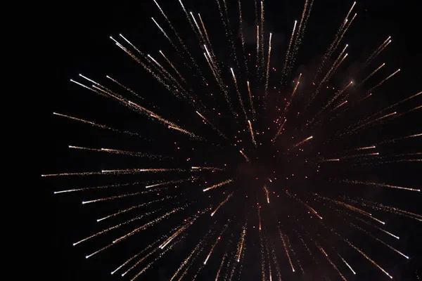 Feuerwerk Zum Jubiläum Italien — Stockfoto