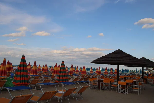 Playa Gatteo Mar Adriático Italia —  Fotos de Stock