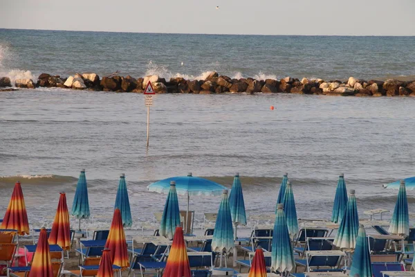 Gatteo Strand Adriai Tengernél Olaszország — Stock Fotó