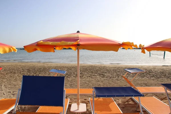 Gatteo Strand Aan Adriatische Zee Italië — Stockfoto