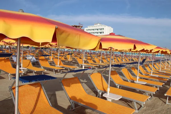 Gatteo Strand Aan Adriatische Zee Italië — Stockfoto