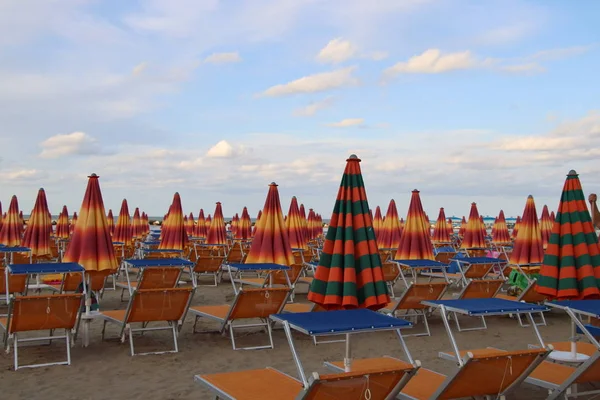 Gatteo Strand Aan Adriatische Zee Italië — Stockfoto