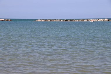 Italya 'da Adriyatik Denizi manzara