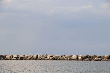 Italya 'da Adriyatik Denizi manzara