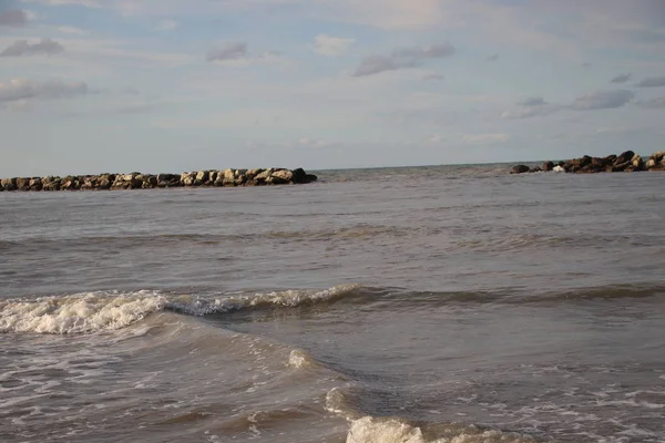 Paisaje Del Mar Adriático Italia — Foto de Stock