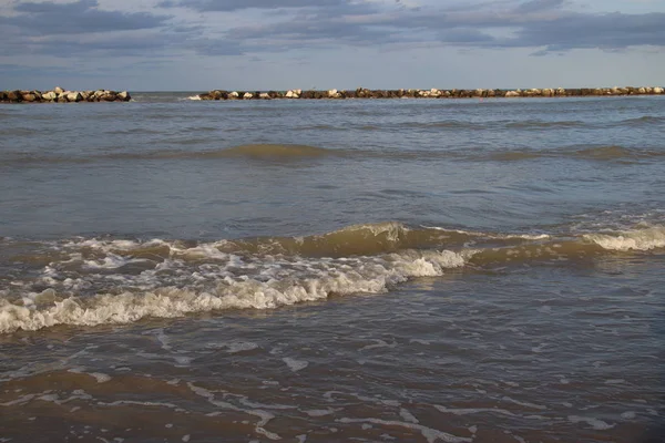 Paisaje Del Mar Adriático Italia — Foto de Stock