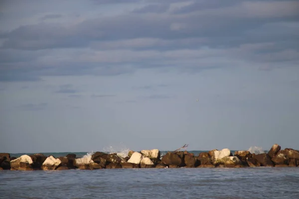 Paisaje Del Mar Adriático Italia — Foto de Stock