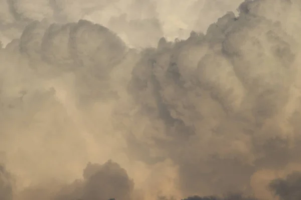 Υφή Φόντο Του Μπλε Ουρανού Αφράτο Πυκνό Σύννεφο — Φωτογραφία Αρχείου