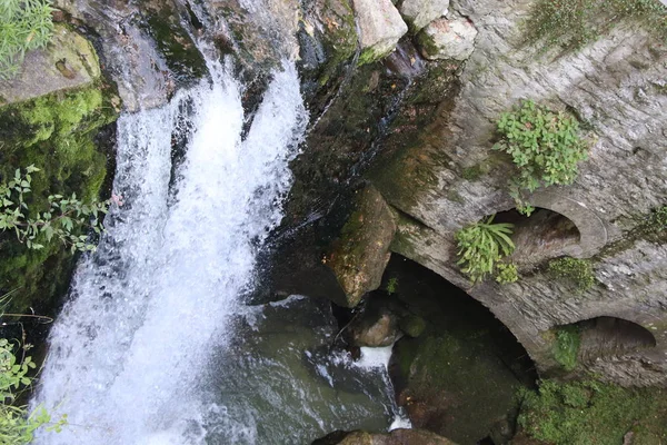 Beautiful Waterfall Summer Italy Fast Waterfall — Stock Photo, Image
