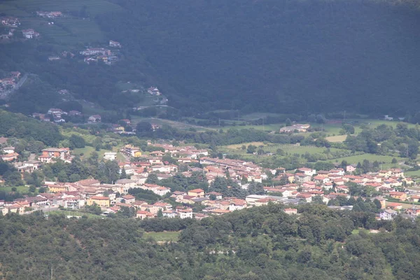 View Brescia City Northern Italy Mountain — Stock Photo, Image