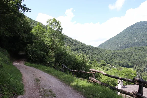 Sentier Randonnée Travers Les Montagnes Randonnée Sentier Montagne — Photo