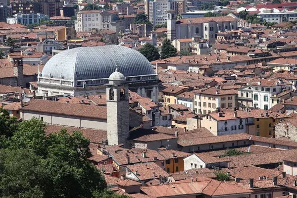 Vista Aerea Brescia Città Del Nord Italia — Foto Stock