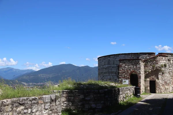 Ancien Château Brescia Une Ville Dans Nord Italie — Photo