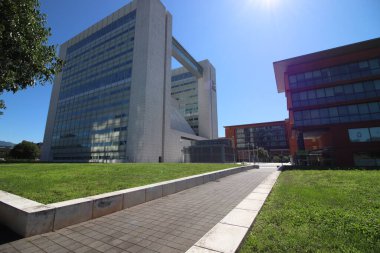 Kuzey İtalya 'daki Brescia' da modern mimari