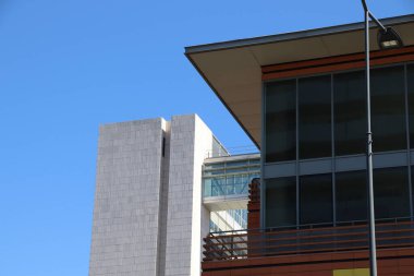 Kuzey İtalya 'daki Brescia' da modern mimari