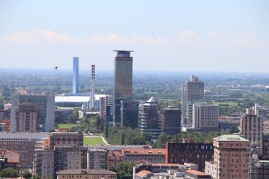 Kuzey İtalya 'daki Brescia' da modern mimari