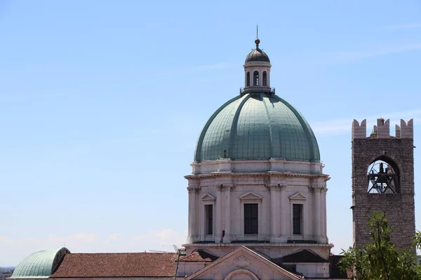 Cupola Della Cattedrale Brescia Nel Nord Italia — Foto Stock