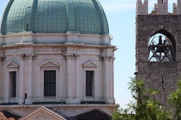 Kupol Domkyrkan Brescia Norra Italien — Stockfoto