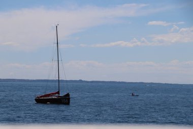 Kuzey İtalya 'daki Garda Gölü manzarası
