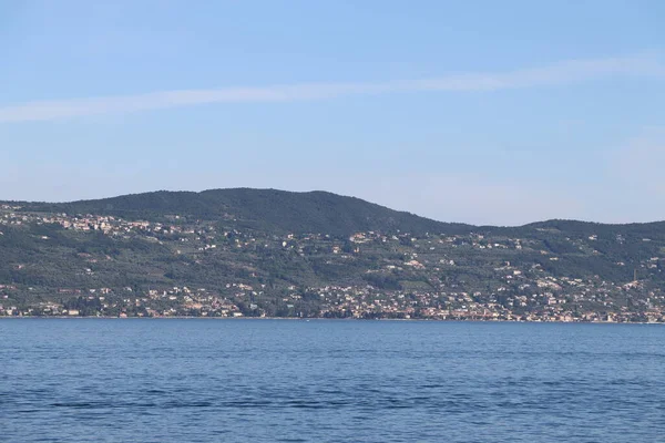 Vista Para Lago Garda Norte Itália — Fotografia de Stock