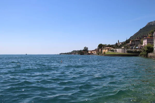 Vista Del Lago Garda Norte Italia — Foto de Stock