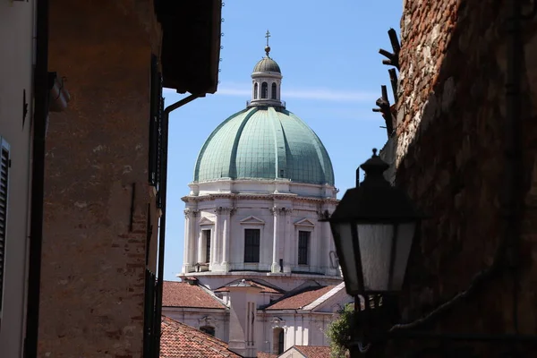 Italien Stad Brescia Gamla Europeiska Staden Brescia Lombardiet Sommaren — Stockfoto