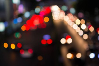renkli trafik bokeh 