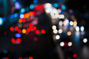 renkli trafik bokeh 