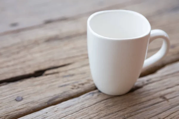 Empty White coffee cup — Stock Photo, Image