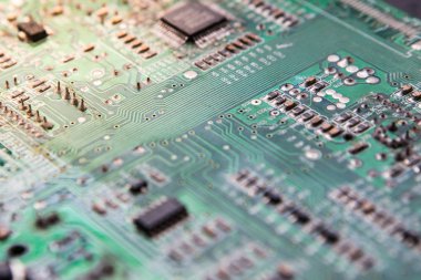 yeşil elektronik devre kartı