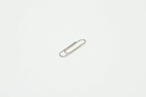 Isolated Paper Clip White Background — Stock Photo, Image