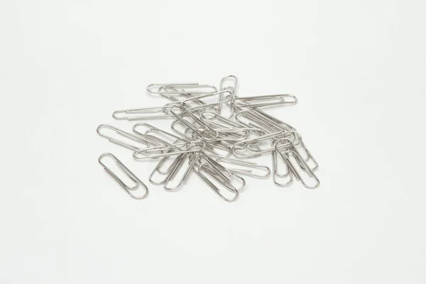 Isolated Paper Clip White Background — Stock Photo, Image