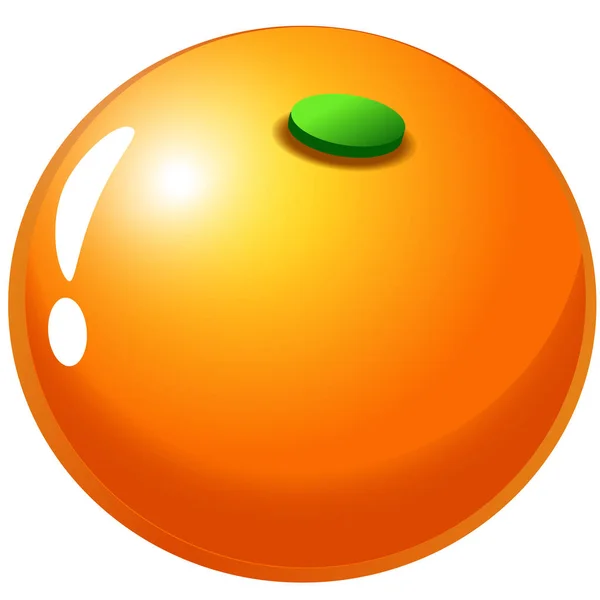 Orange - Früchte für 3-Gewinnt-Spiele — Stockvektor