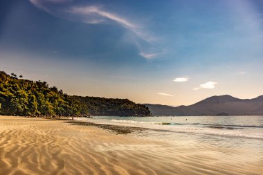 Güneşli bir gün plajda