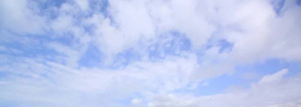 Beautiful blue sky with white cloud. Can use banner, background, wallpaper.