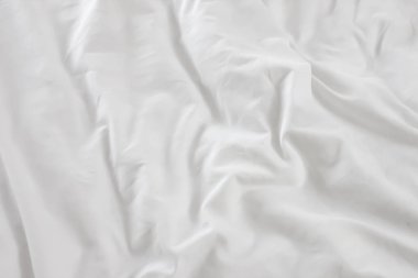 Beyaz çarşafları kopya alanı ile kapat.