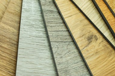 PVC Polymer Vinil numunesi, kopyalama alanı içindeki kat tasarımını seçecek müşteriler için