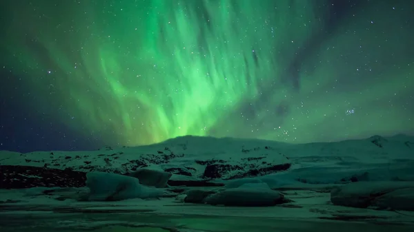 Aurora Boreal Aurora Boreal Fenómeno Natural Que Puede Pintar Cielo — Foto de Stock