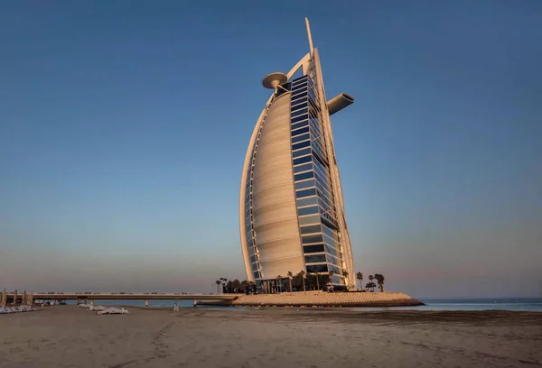 Das Weltweit Erste Sterne Luxushotel Burj Arab Dubai — Stockfoto