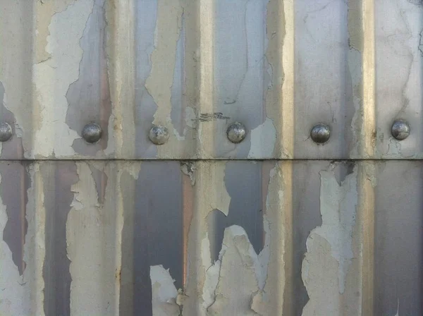 Güzel Arkaplan Doku Gri Metal Yüzey Çizgilerle Eski Boyayla Boyanmış — Stok fotoğraf