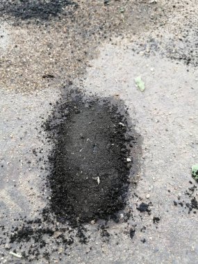 koyu ve açık gri renk dağınık toprak ve çimento açık gerçek doğal yakın çekim tarafından çekilen güzel arka plan