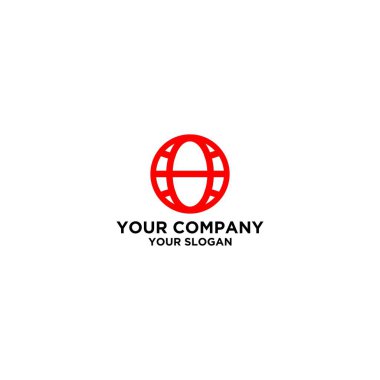 Circle Ho Logo Tasarım Vektörü